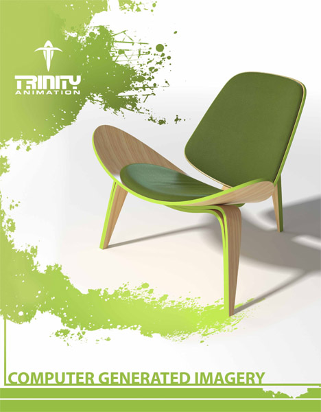 Cover of Trinity Animation Furniture Visualization brochure