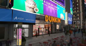 Times Square's Famed Dunkin Donuts