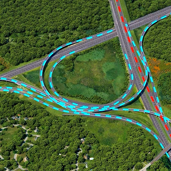 Highway Interchange Animation
